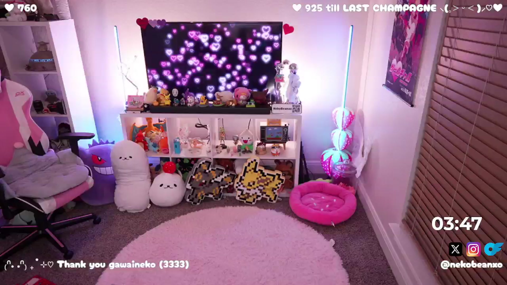 Gallery image thumbnail from Nekobeanxo's myfreecams stream on, 02/03/2025, 07:46 image 1 of 20