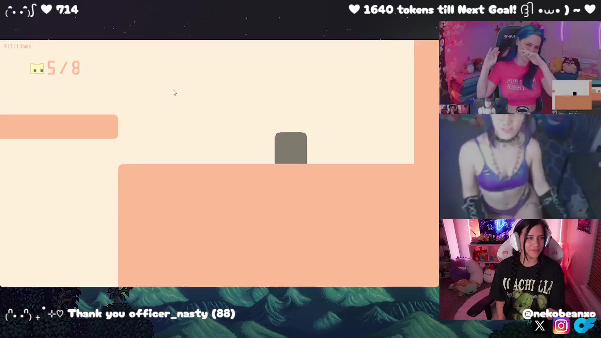 Gallery image thumbnail from Nekobeanxo's myfreecams stream on, 02/19/2025, 06:32 image 5 of 20