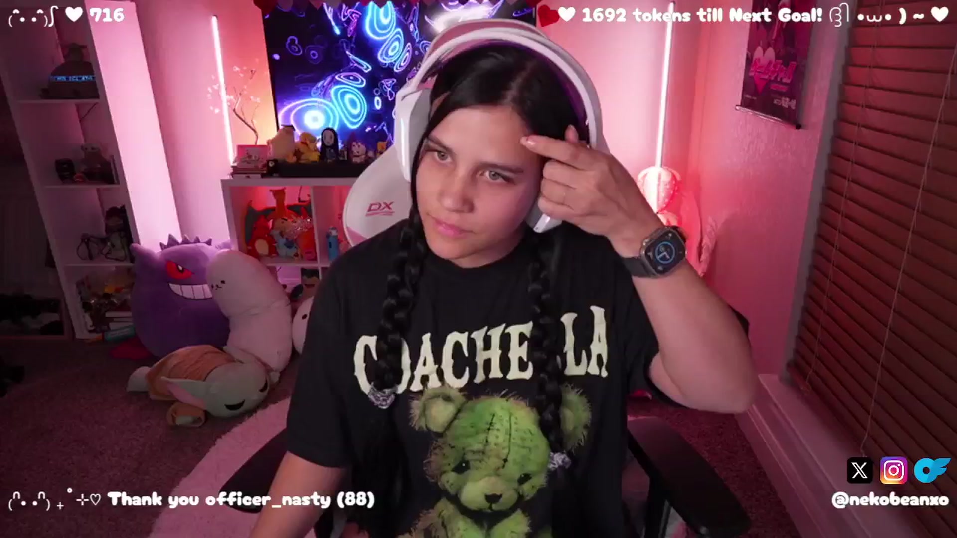 Gallery image thumbnail from Nekobeanxo's myfreecams stream on, 02/19/2025, 06:32 image 3 of 20