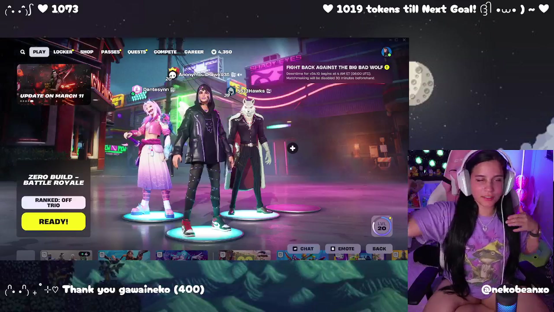 Gallery image thumbnail from Nekobeanxo's myfreecams stream on, 03/11/2025, 05:31 image 18 of 20