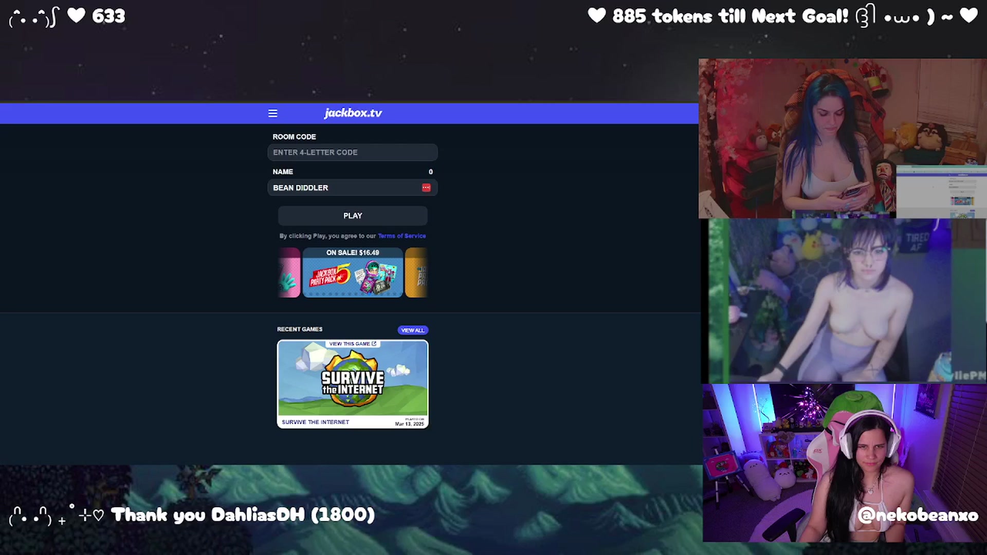 Gallery image thumbnail from Nekobeanxo's myfreecams stream on, 03/14/2025, 04:54 image 13 of 20