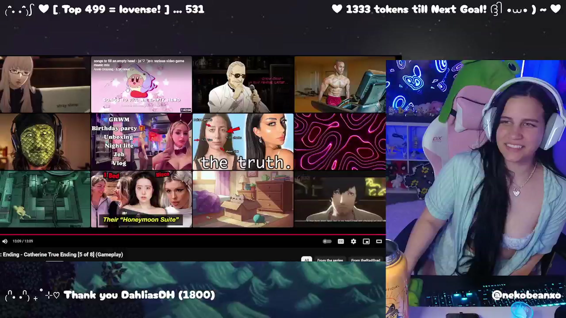 Gallery image thumbnail from Nekobeanxo's myfreecams stream on, 03/21/2025, 08:20 image 17 of 20