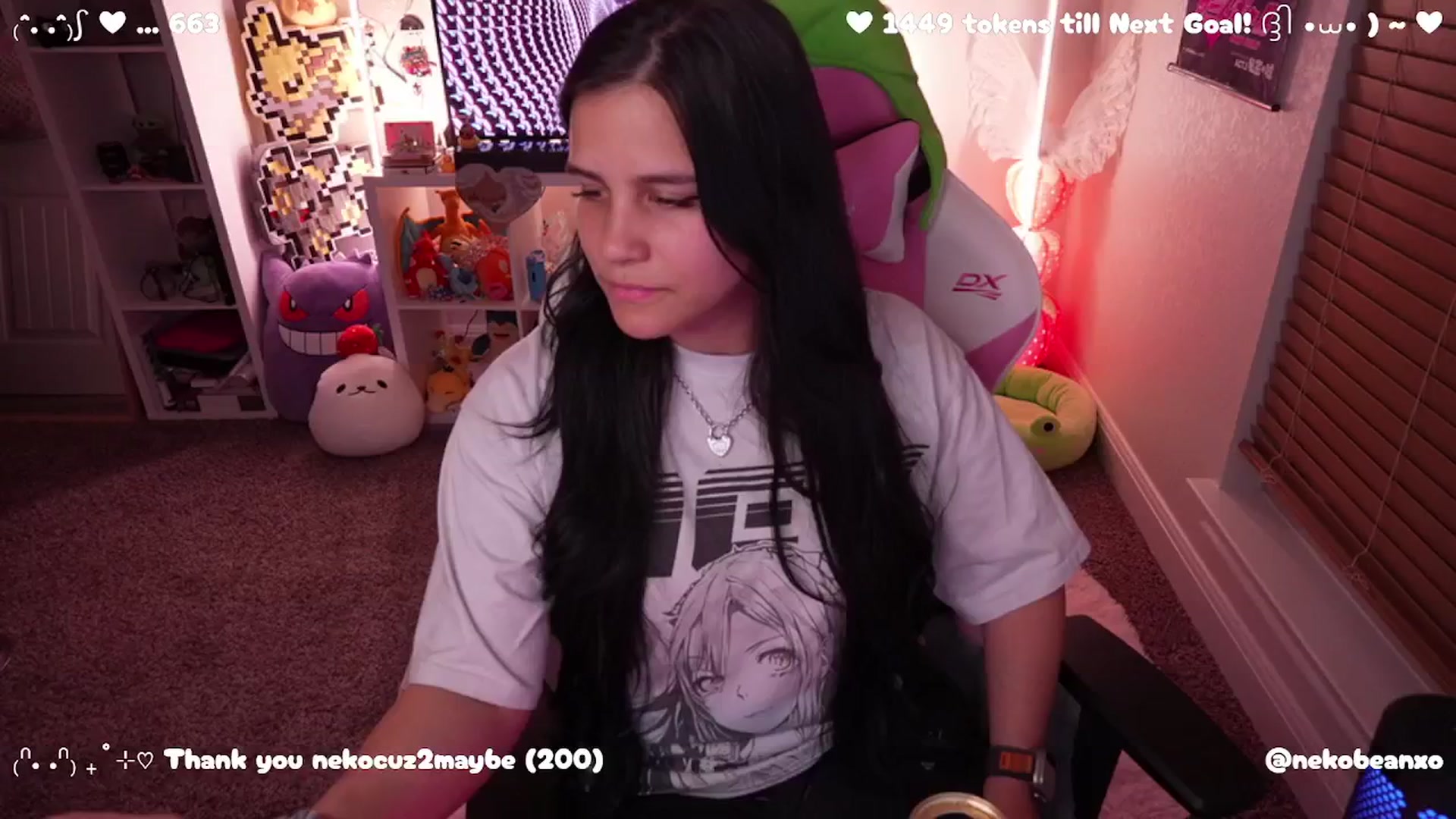 Gallery image thumbnail from Nekobeanxo's myfreecams stream on, 04/01/2025, 02:49 image 13 of 20