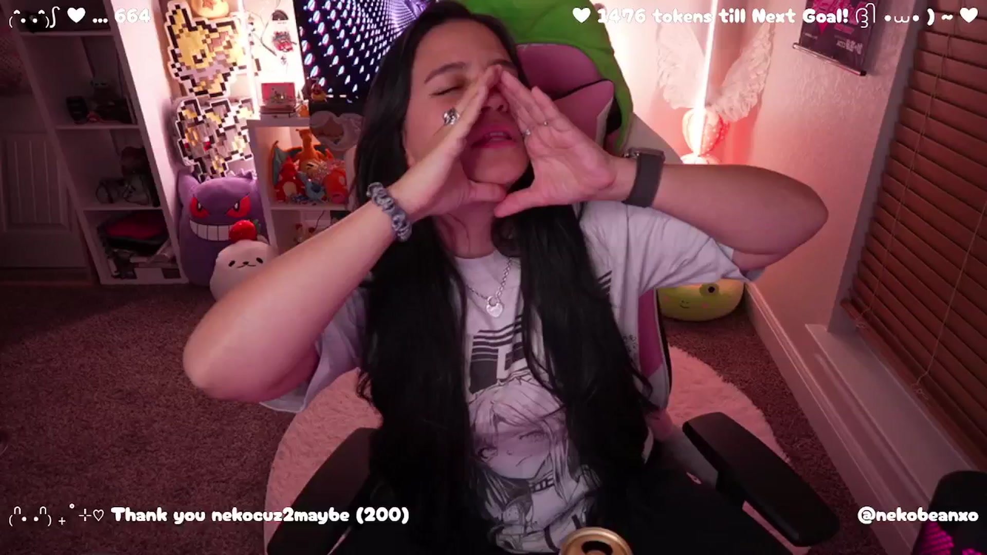 Gallery image thumbnail from Nekobeanxo's myfreecams stream on, 04/01/2025, 02:49 image 10 of 20