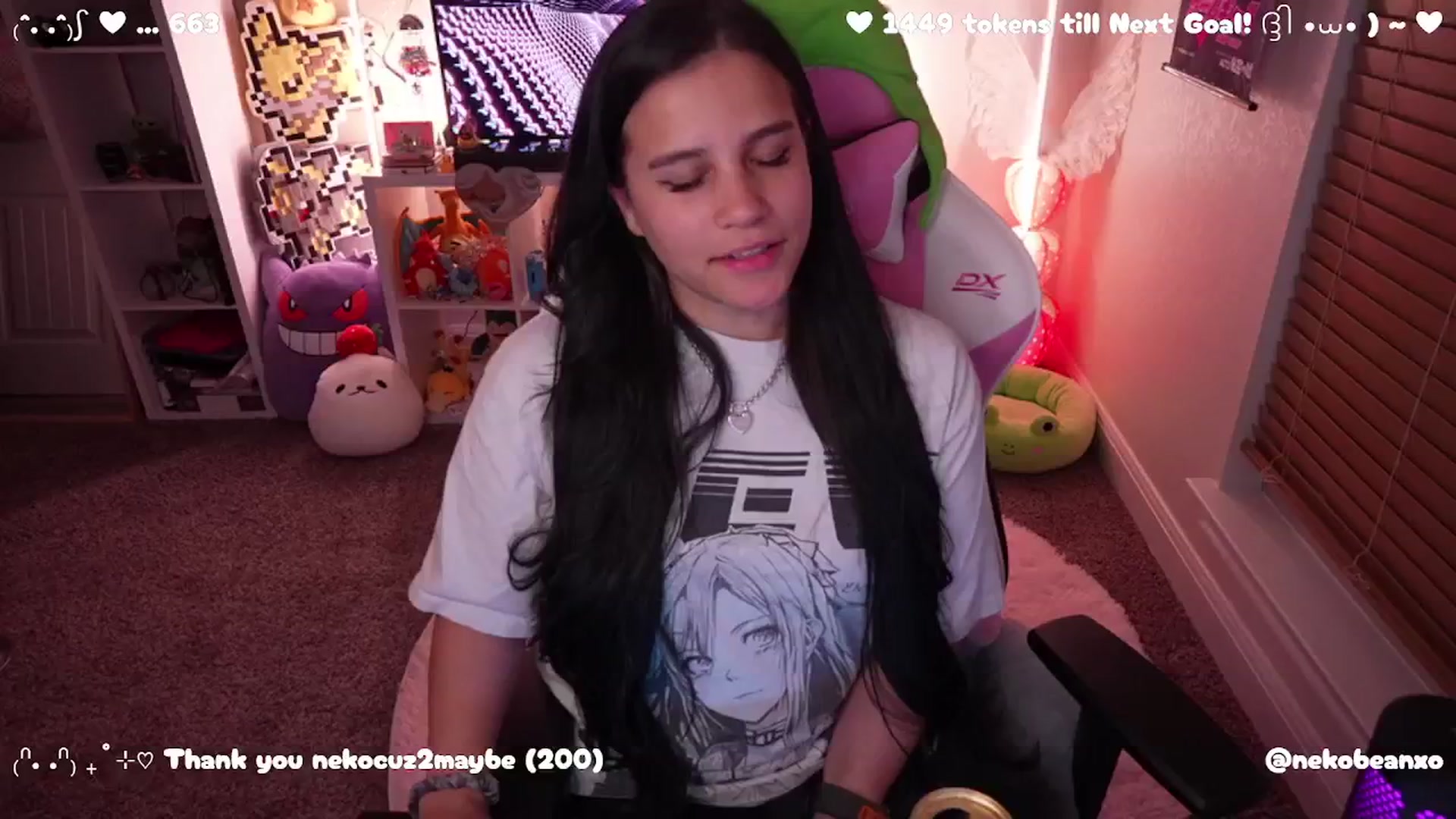 Gallery image thumbnail from Nekobeanxo's myfreecams stream on, 04/01/2025, 02:49 image 14 of 20