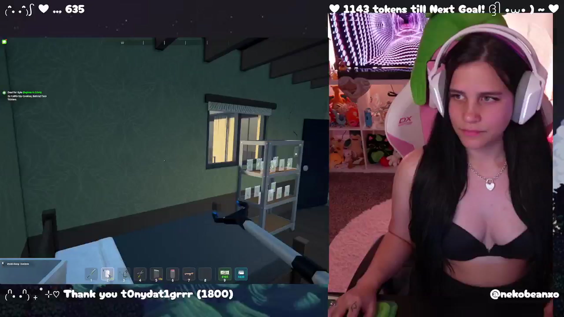 Gallery image thumbnail from Nekobeanxo's myfreecams stream on, 04/01/2025, 06:46 image 20 of 20
