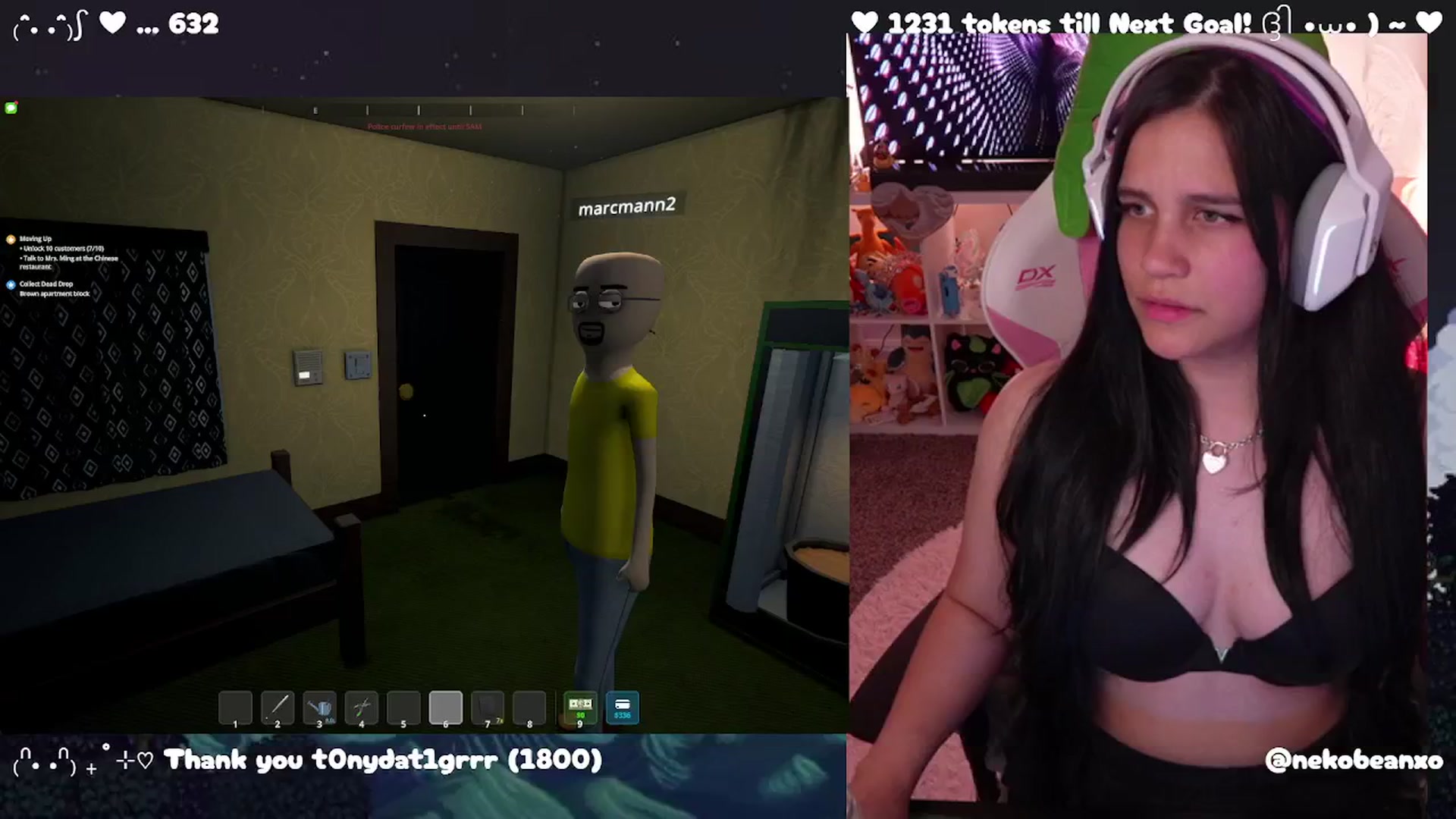 Gallery image thumbnail from Nekobeanxo's myfreecams stream on, 04/01/2025, 06:46 image 9 of 20