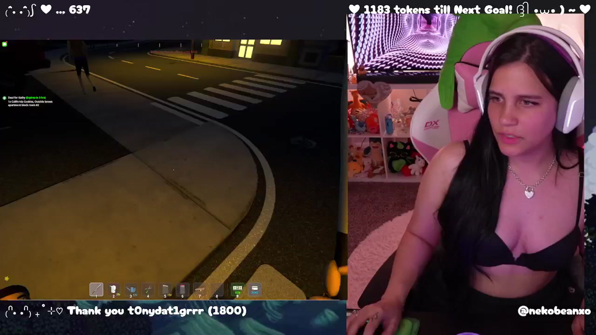 Gallery image thumbnail from Nekobeanxo's myfreecams stream on, 04/01/2025, 06:46 image 18 of 20