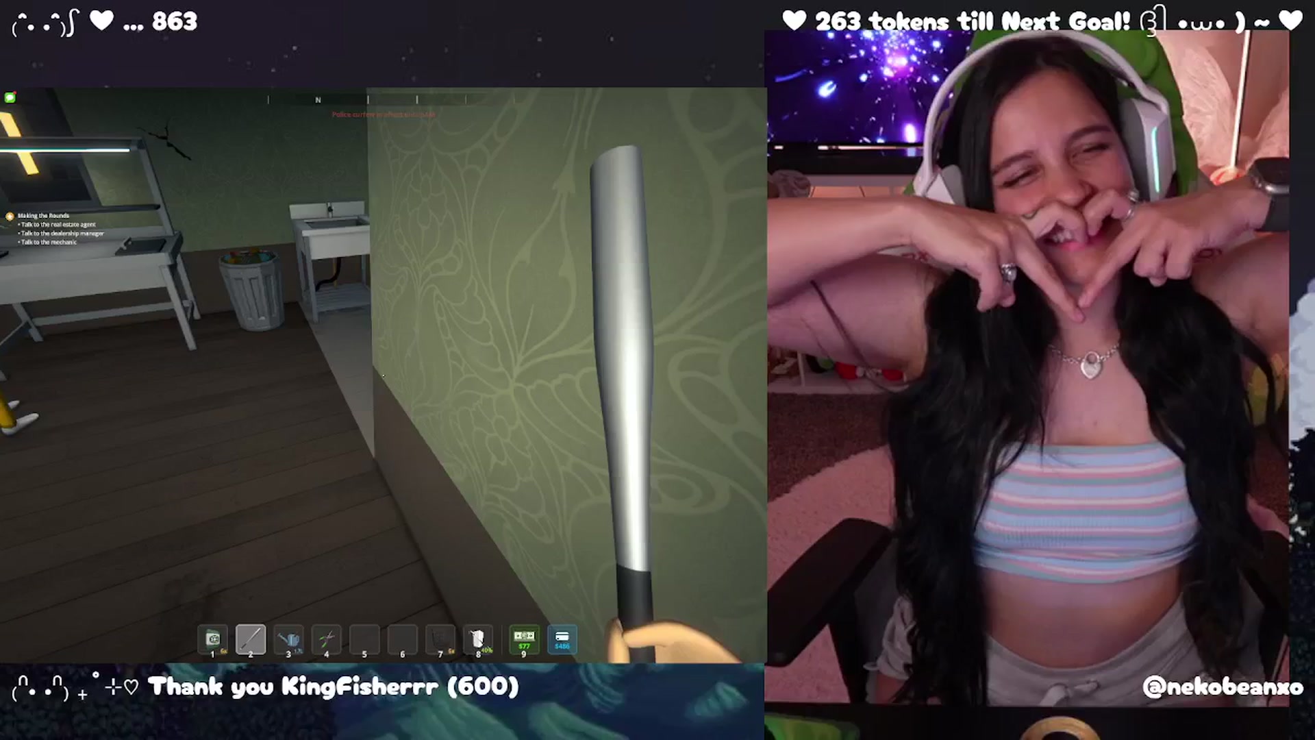 Gallery image thumbnail from Nekobeanxo's myfreecams stream on, 04/02/2025, 05:40 image 15 of 20