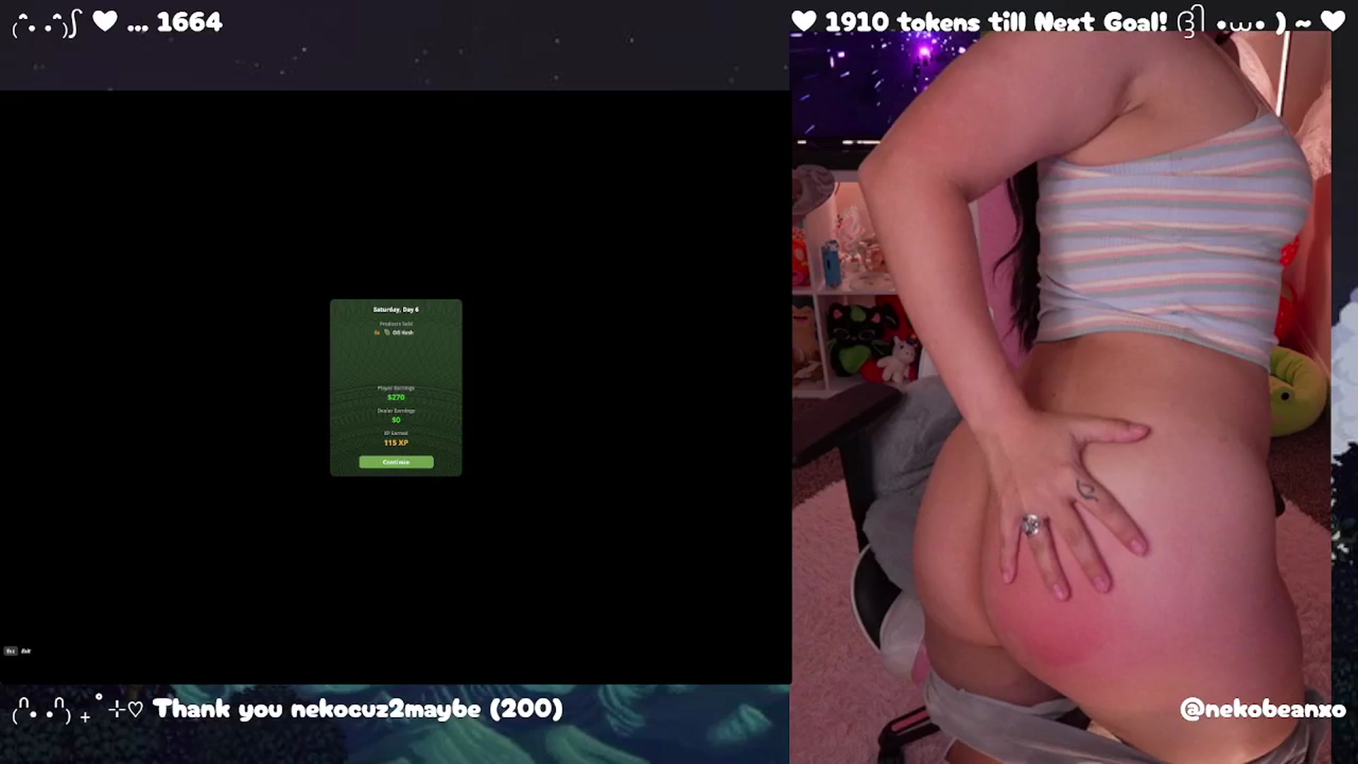 Gallery image thumbnail from Nekobeanxo's myfreecams stream on, 04/02/2025, 05:40 image 2 of 20