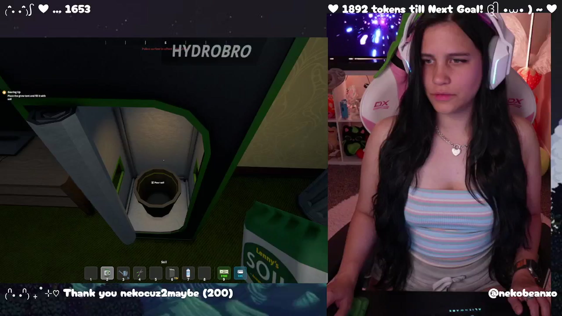Gallery image thumbnail from Nekobeanxo's myfreecams stream on, 04/02/2025, 05:40 image 4 of 20