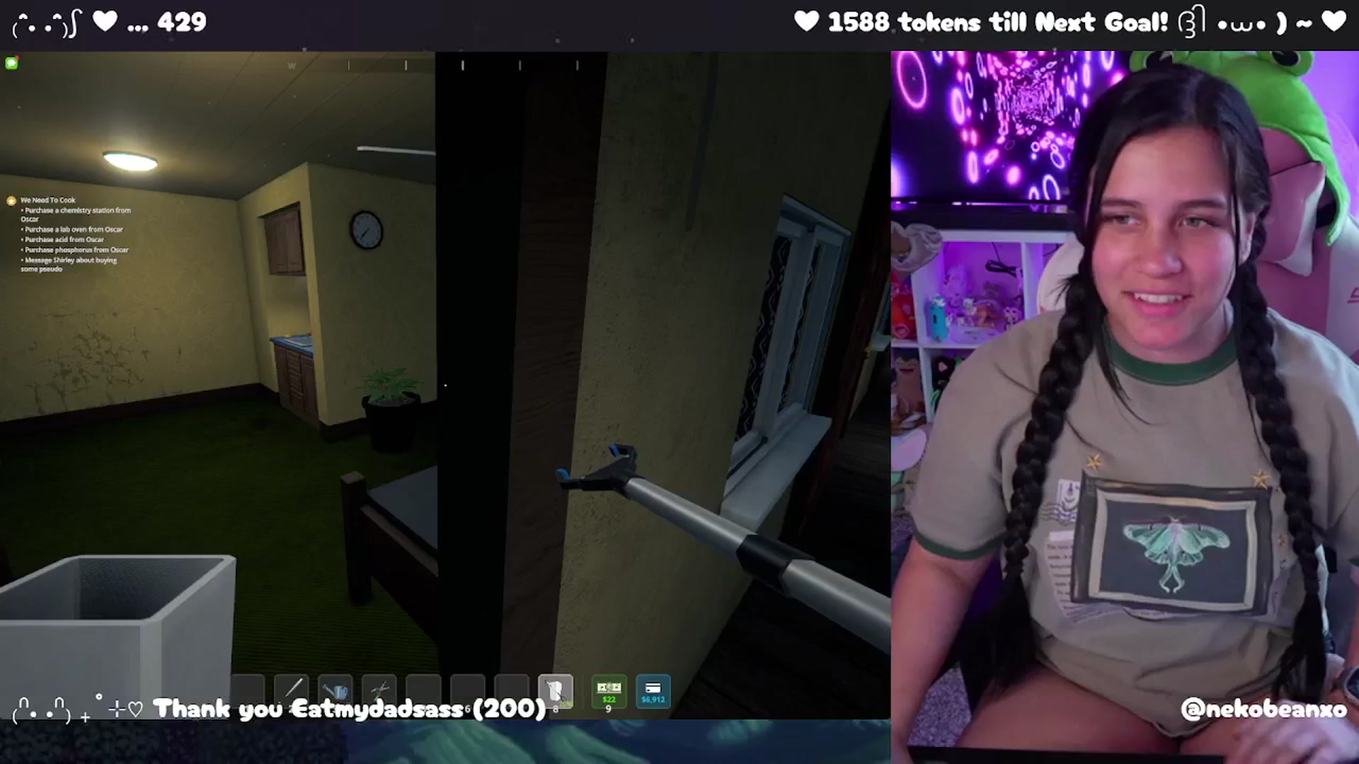 Gallery image thumbnail from Nekobeanxo's myfreecams stream on, 04/08/2025, 20:59 image 8 of 20