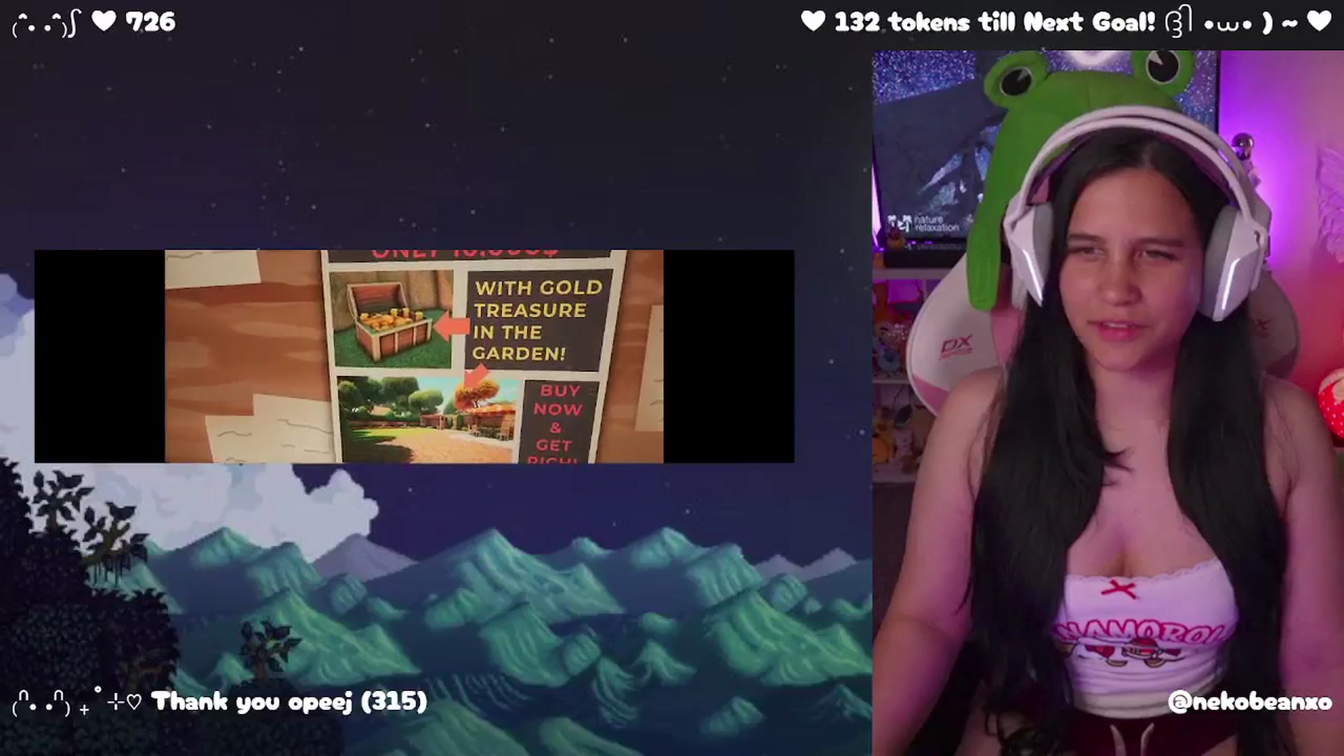 Gallery image thumbnail from Nekobeanxo's myfreecams stream on, 05/02/2025, 04:40 image 16 of 20