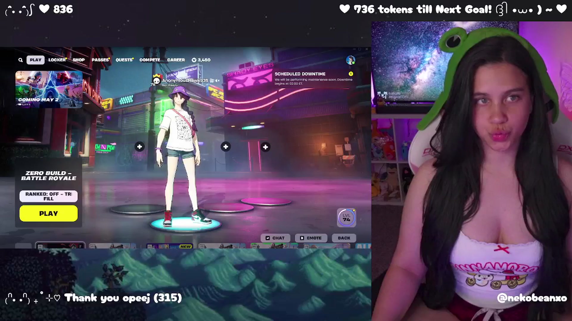 Gallery image thumbnail from Nekobeanxo's myfreecams stream on, 05/02/2025, 04:40 image 8 of 20