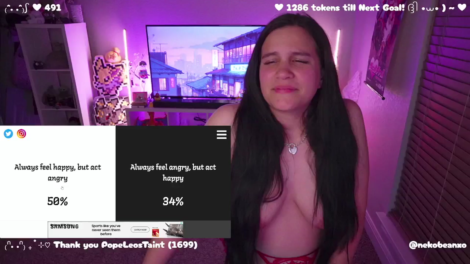 Gallery image thumbnail from Nekobeanxo's myfreecams stream on, 05/11/2025, 09:05 image 7 of 20
