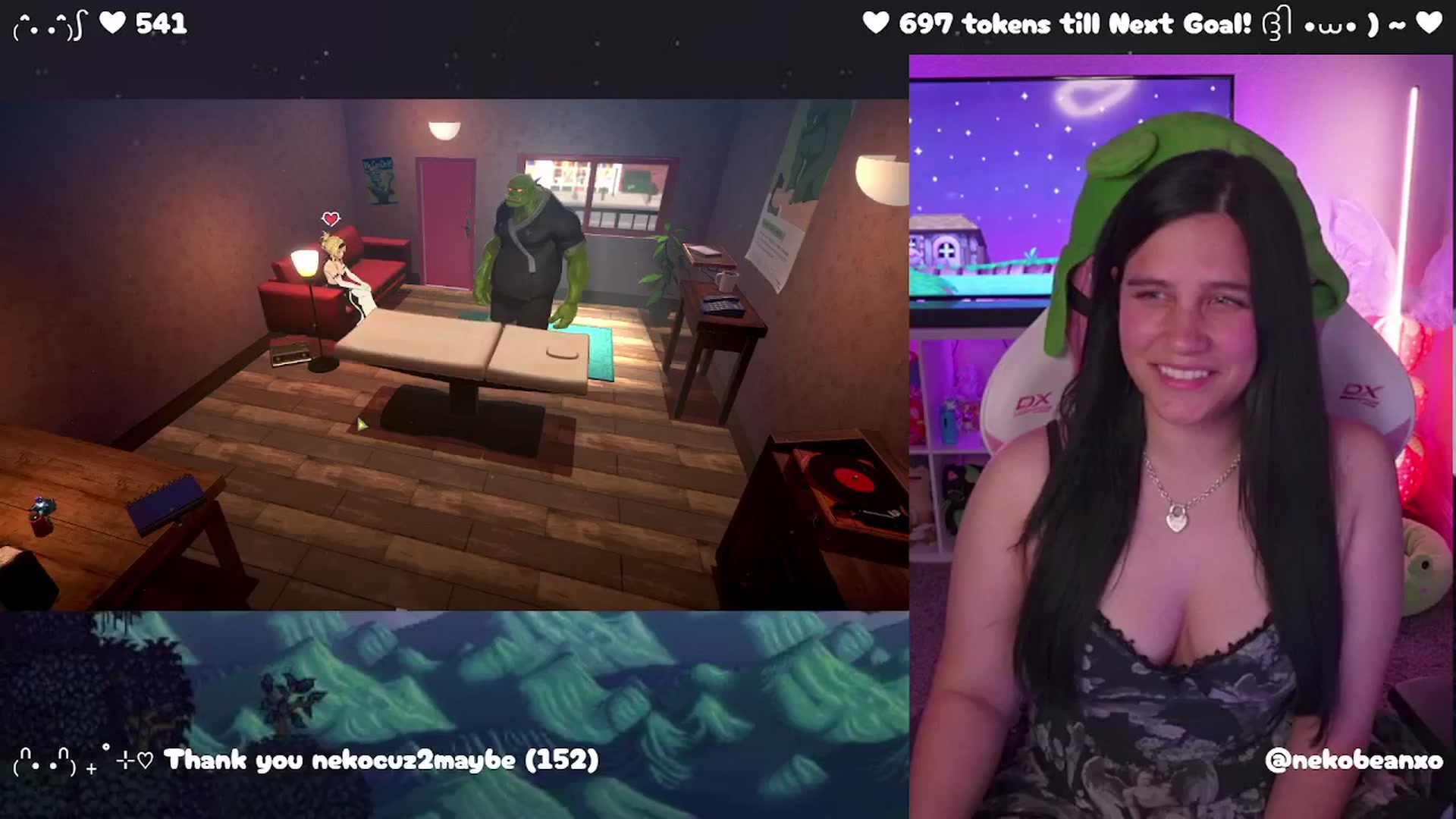Gallery image thumbnail from Nekobeanxo's myfreecams stream on, 05/25/2025, 04:10 image 7 of 20
