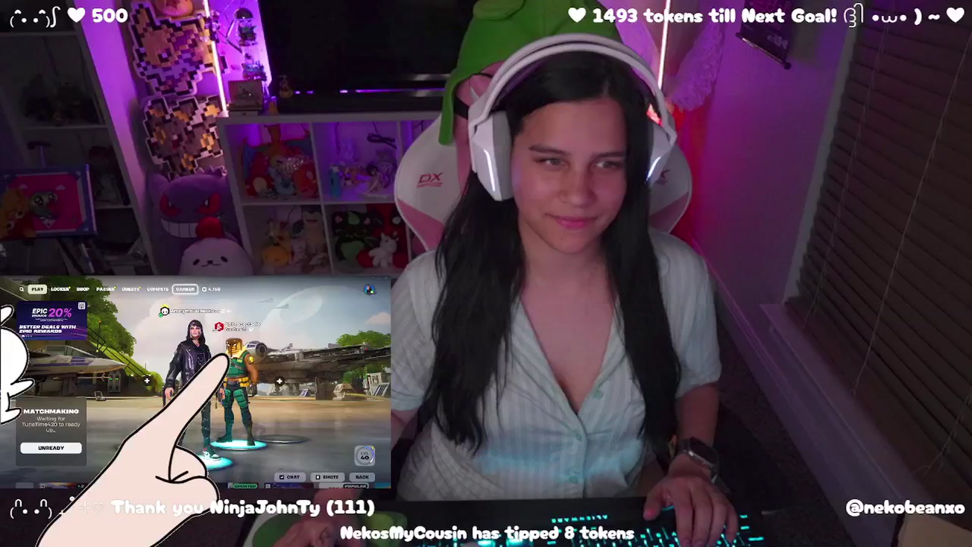 Gallery image thumbnail from Nekobeanxo's myfreecams stream on, 05/27/2025, 04:05 image 10 of 20