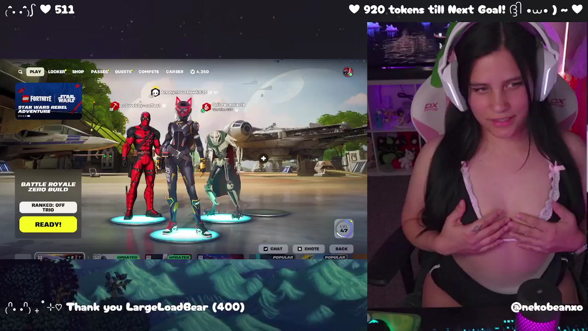 Gallery image thumbnail from Nekobeanxo's myfreecams stream on, 05/28/2025, 06:45 image 16 of 20