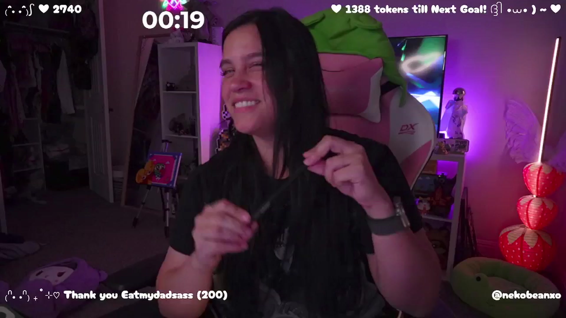 Gallery image thumbnail from Nekobeanxo's myfreecams stream on, 06/03/2025, 05:08 image 13 of 20
