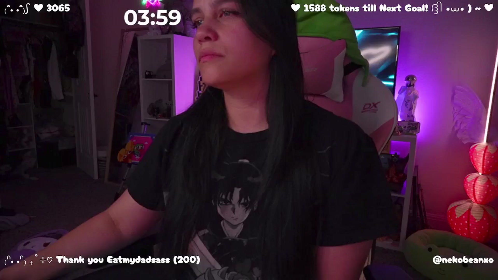 Gallery image thumbnail from Nekobeanxo's myfreecams stream on, 06/03/2025, 05:08 image 9 of 20