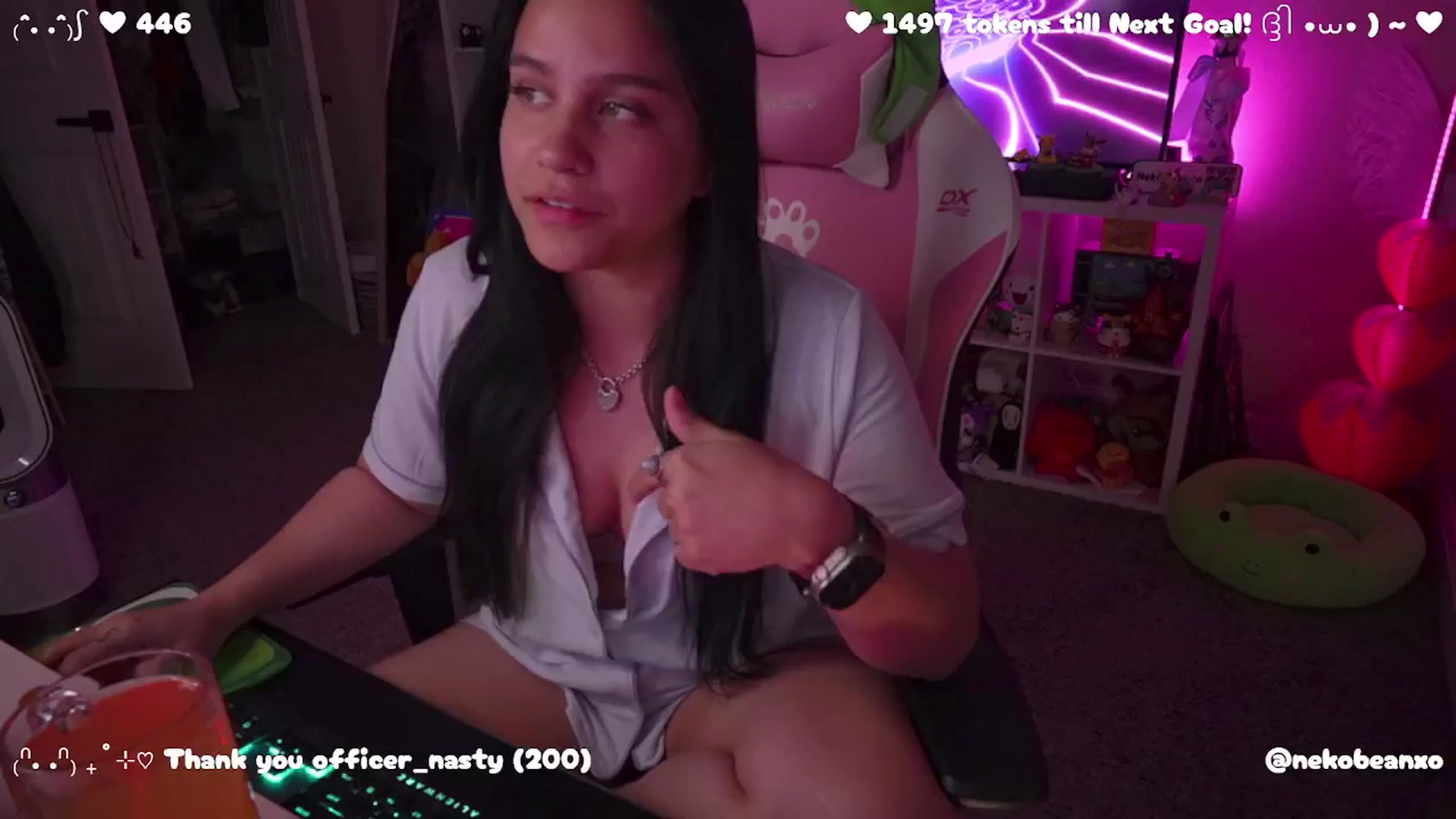 Gallery image thumbnail from Nekobeanxo's myfreecams stream on, 06/11/2025, 04:42 image 7 of 20