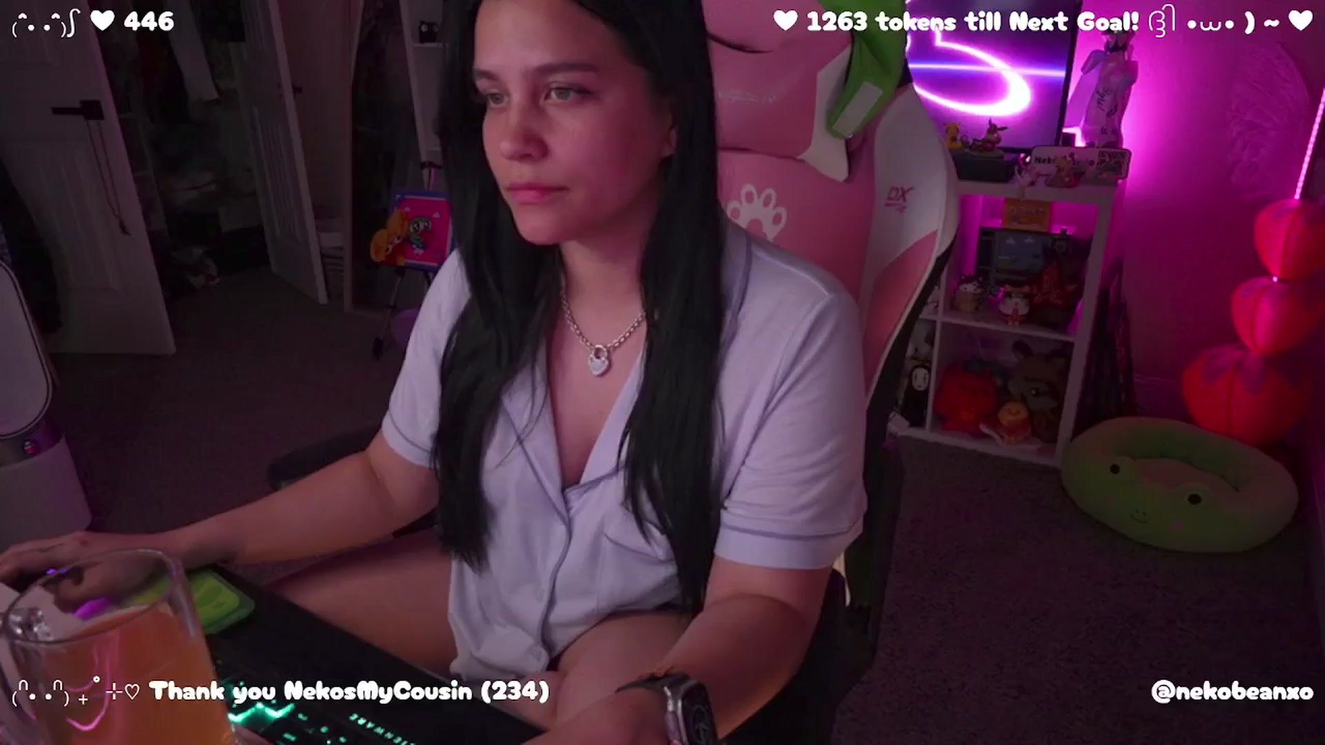 Gallery image thumbnail from Nekobeanxo's myfreecams stream on, 06/11/2025, 04:42 image 8 of 20