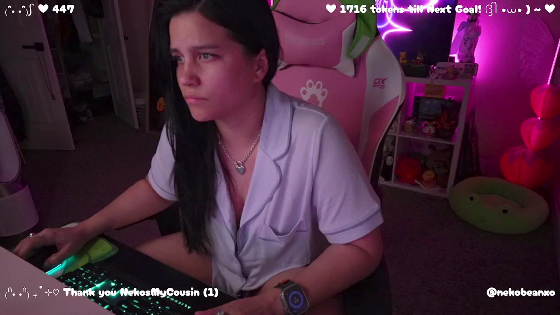 Gallery image thumbnail from Nekobeanxo's myfreecams stream on, 06/11/2025, 04:42 image 4 of 20
