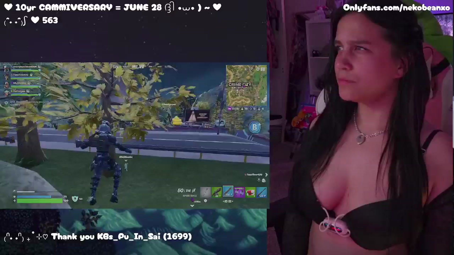 Gallery image thumbnail from Nekobeanxo's myfreecams stream on, 06/18/2025, 05:49 image 6 of 20