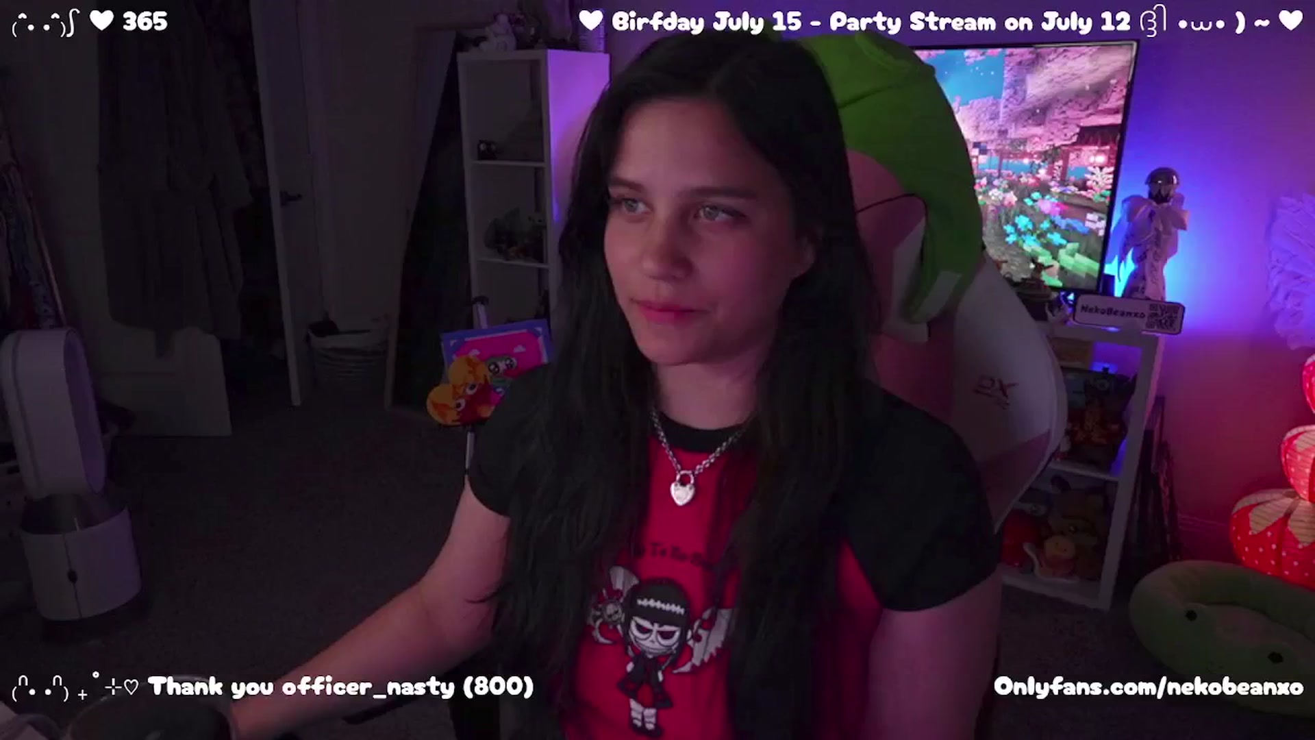 Gallery image thumbnail from Nekobeanxo's myfreecams stream on, 07/11/2025, 05:43 image 2 of 20
