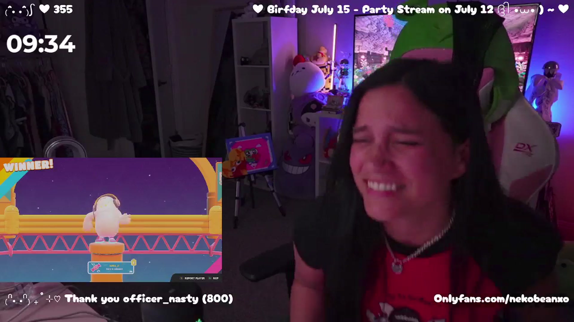 Gallery image thumbnail from Nekobeanxo's myfreecams stream on, 07/11/2025, 05:43 image 17 of 20