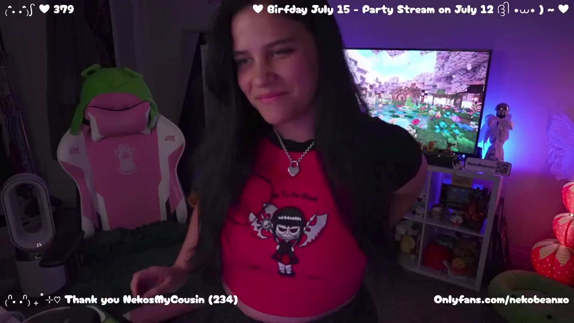 Gallery image thumbnail from Nekobeanxo's myfreecams stream on, 07/11/2025, 05:43 image 1 of 20