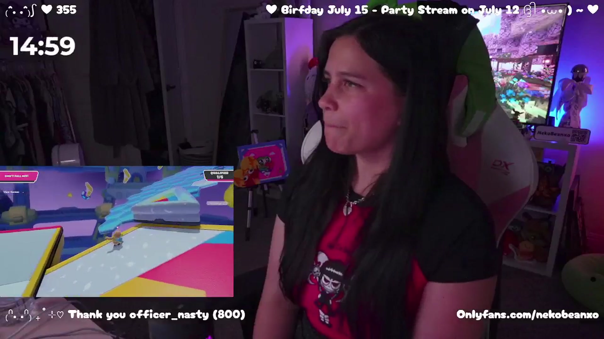 Gallery image thumbnail from Nekobeanxo's myfreecams stream on, 07/11/2025, 05:43 image 16 of 20