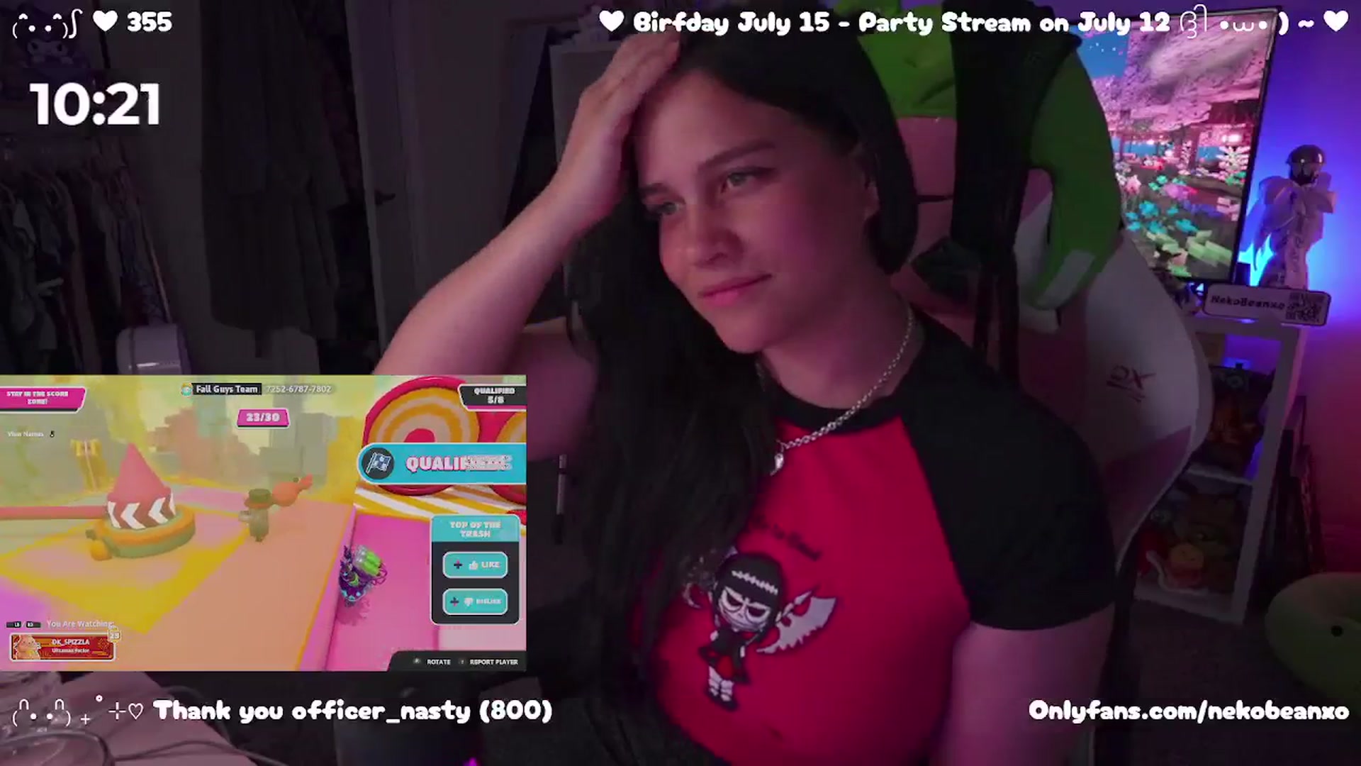 Gallery image thumbnail from Nekobeanxo's myfreecams stream on, 07/11/2025, 05:43 image 9 of 20