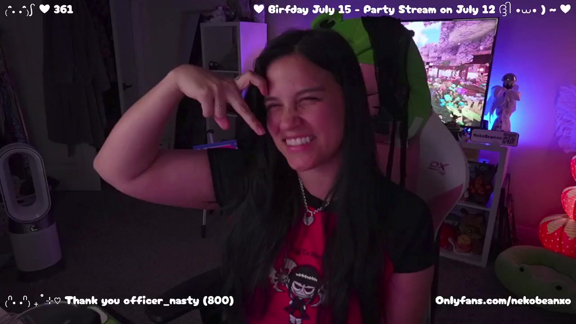 Gallery image thumbnail from Nekobeanxo's myfreecams stream on, 07/11/2025, 05:43 image 5 of 20
