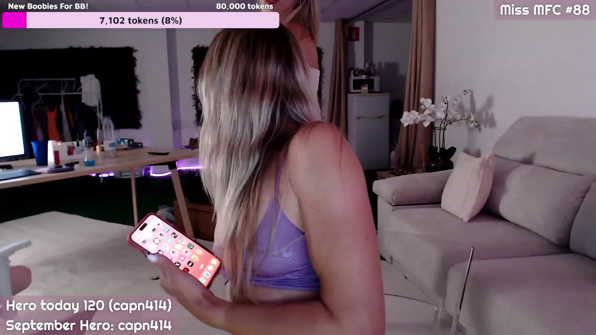 Gallery image thumbnail from NewBoobies4BB's myfreecams stream on, 09/06/2023, 21:38 image 2 of 20