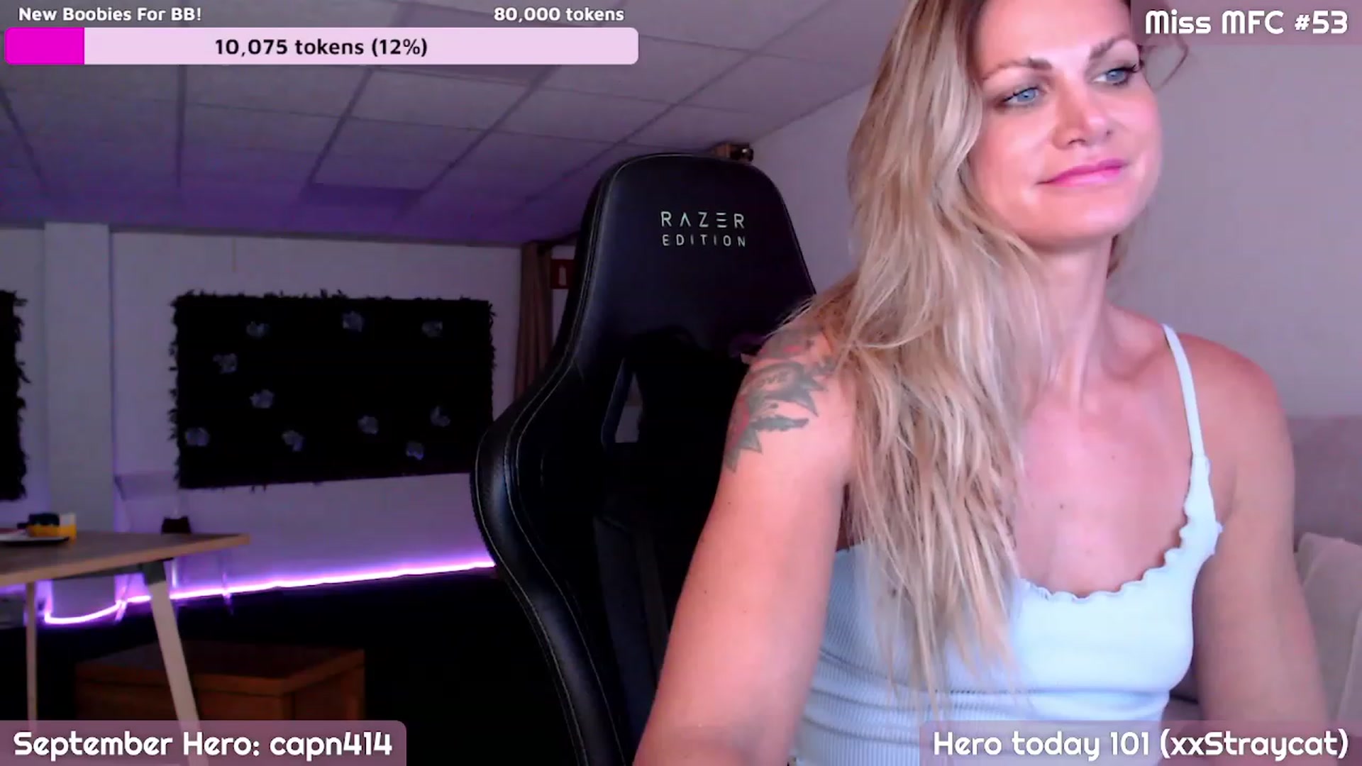 Gallery image thumbnail from NewBoobies4BB's myfreecams stream on, 09/08/2023, 24:00 image 3 of 20
