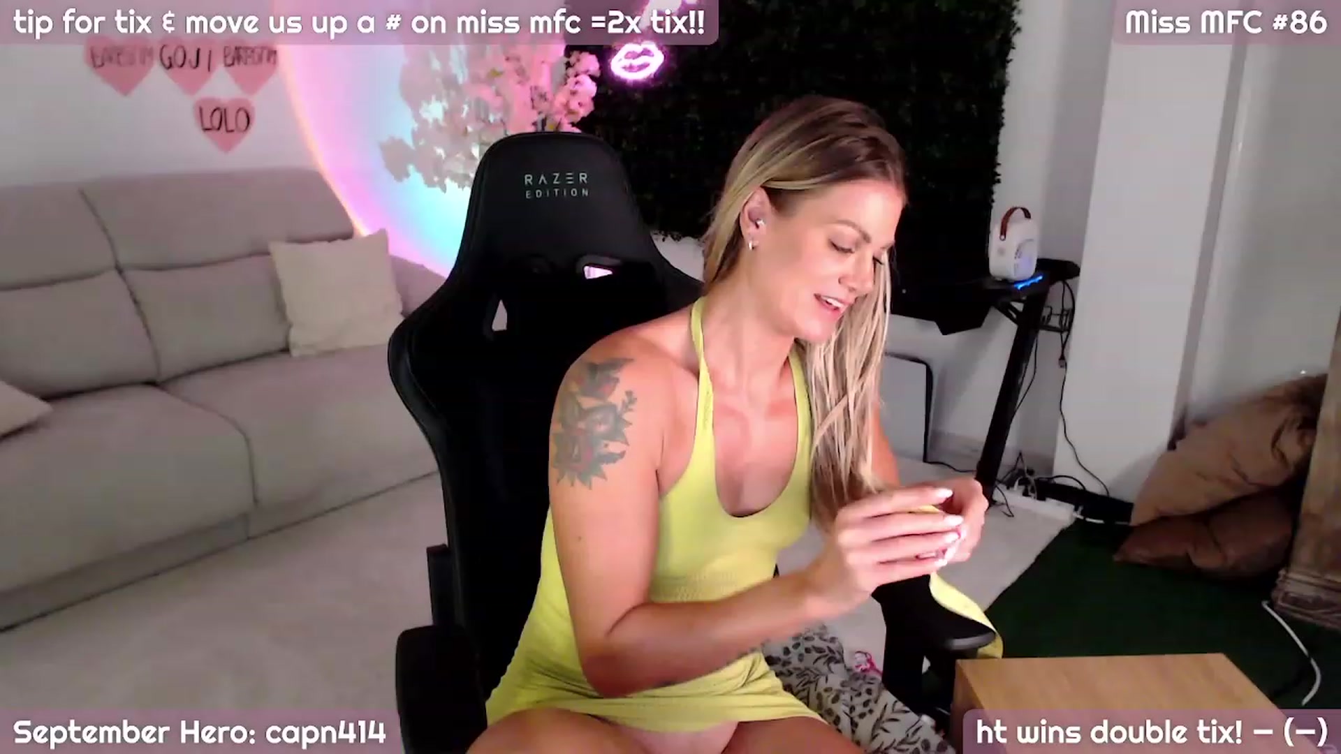 Gallery image thumbnail from NewBoobies4BB's myfreecams stream on, 09/16/2023, 24:46 image 5 of 20