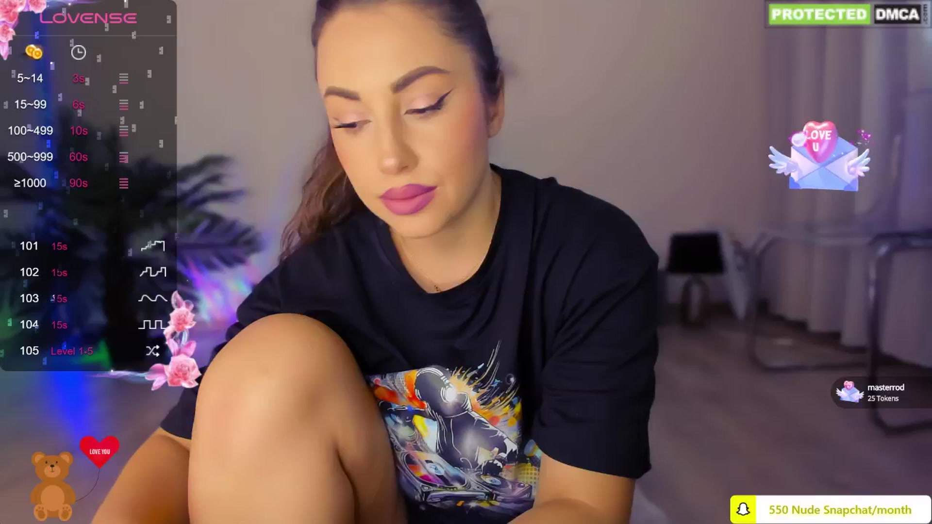 Gallery image thumbnail from Neytirii's myfreecams stream on, 07/05/2024, 09:43 image 16 of 20