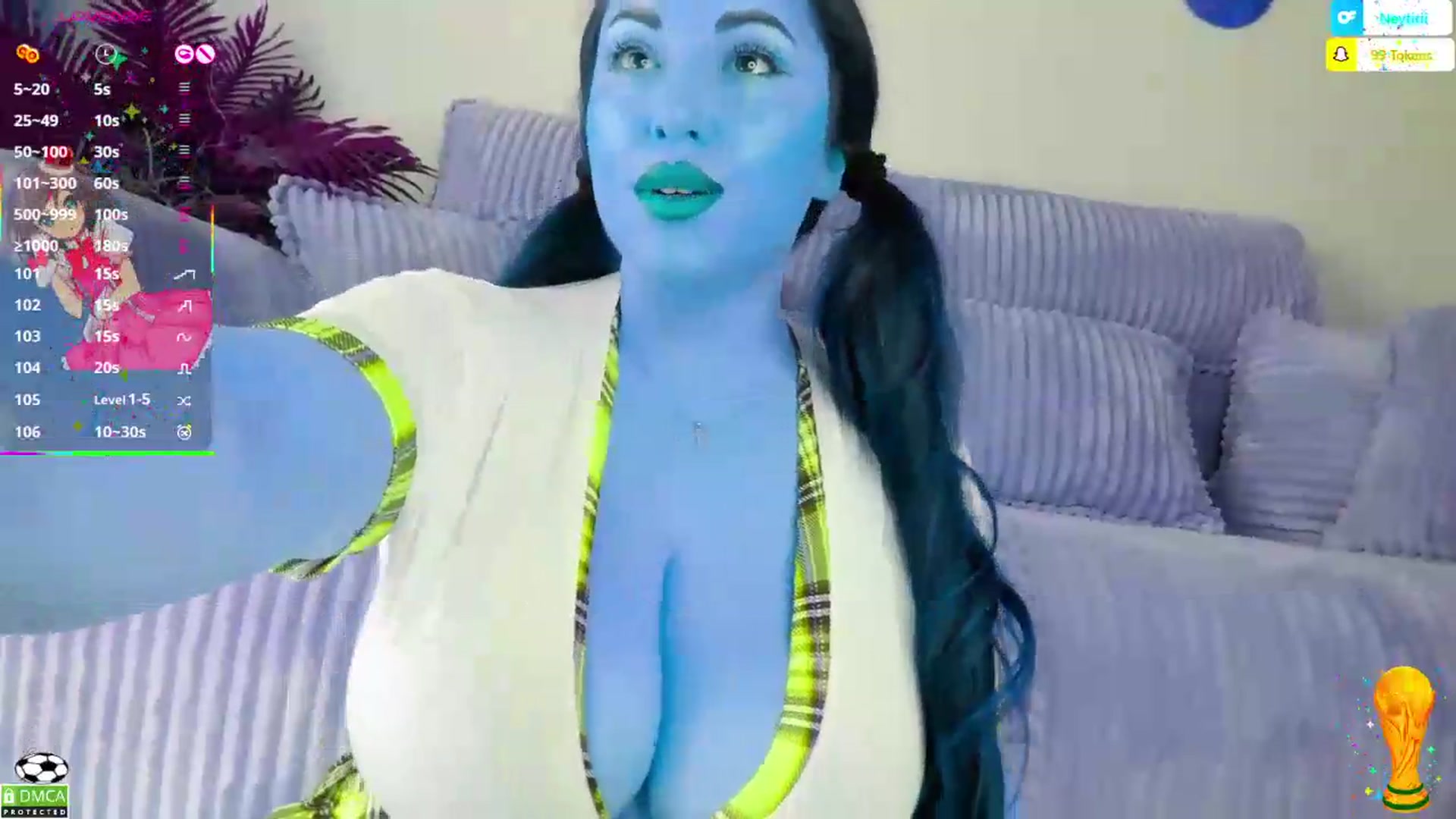 Gallery image thumbnail from Neytirii's myfreecams stream on, 06/15/2026, 09:52 image 17 of 20