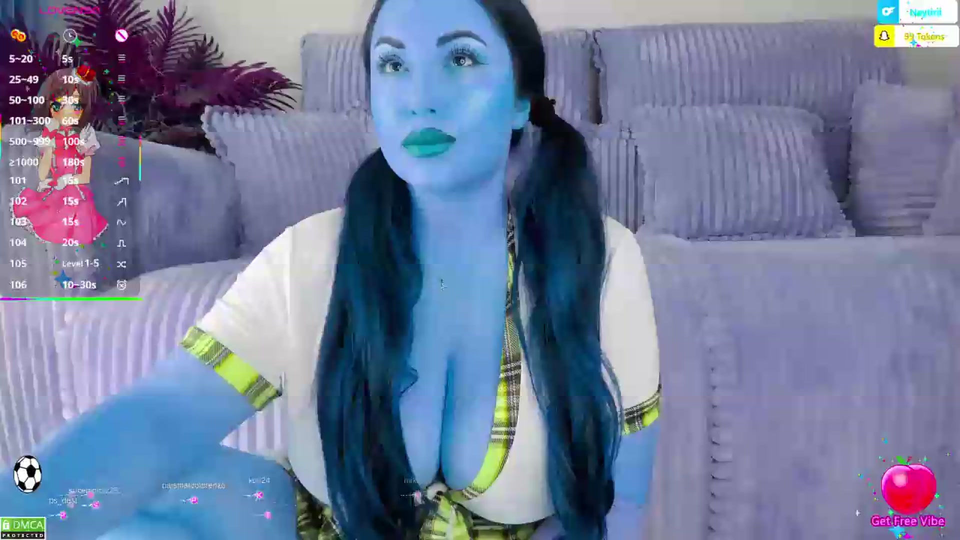 Gallery image thumbnail from Neytirii's myfreecams stream on, 06/15/2026, 09:52 image 1 of 20