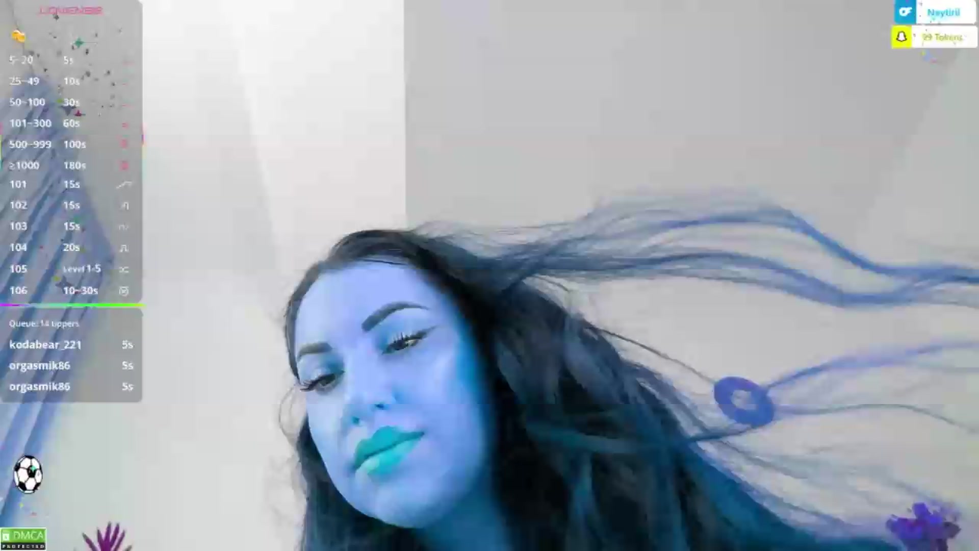 Gallery image thumbnail from Neytirii's myfreecams stream on, 06/19/2026, 07:39 image 1 of 20