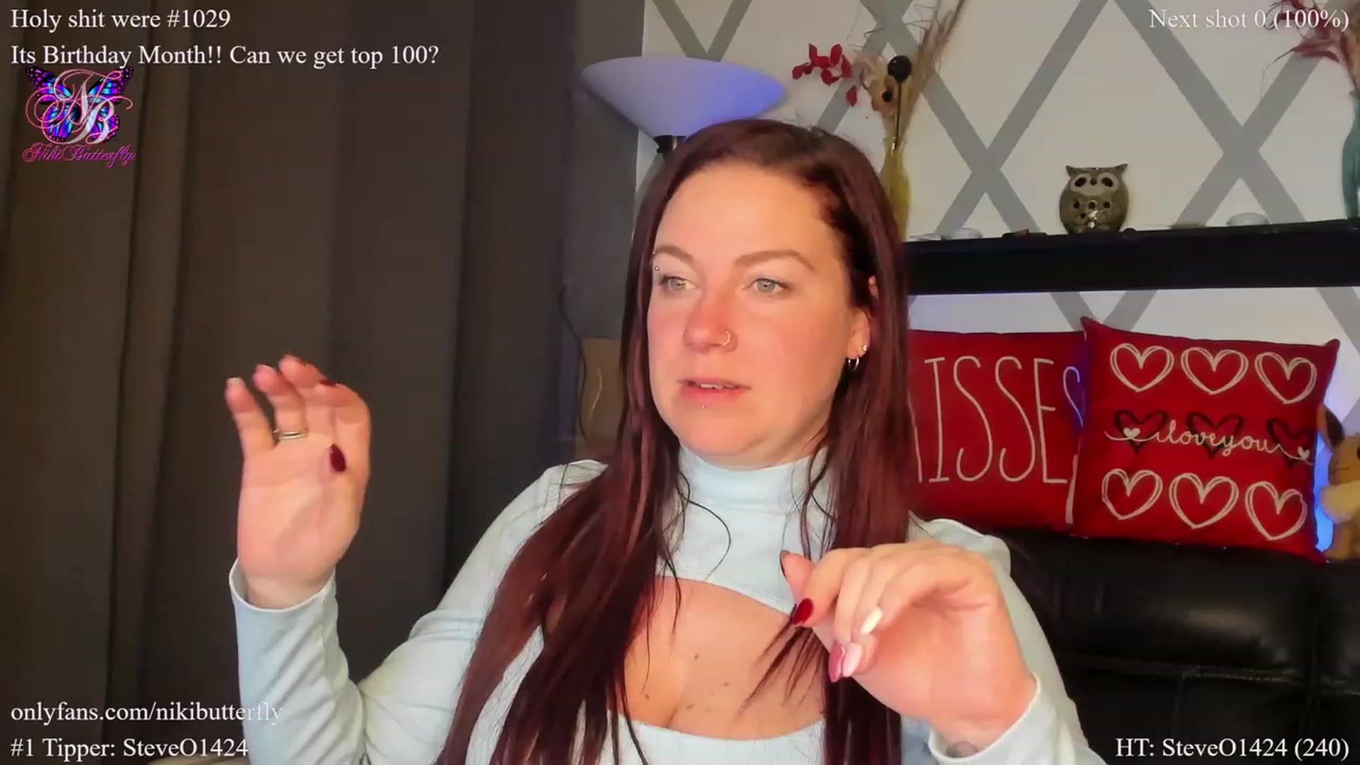 Gallery image thumbnail from Nikibutterfly's myfreecams stream on, 02/13/2023, 04:55 image 12 of 20