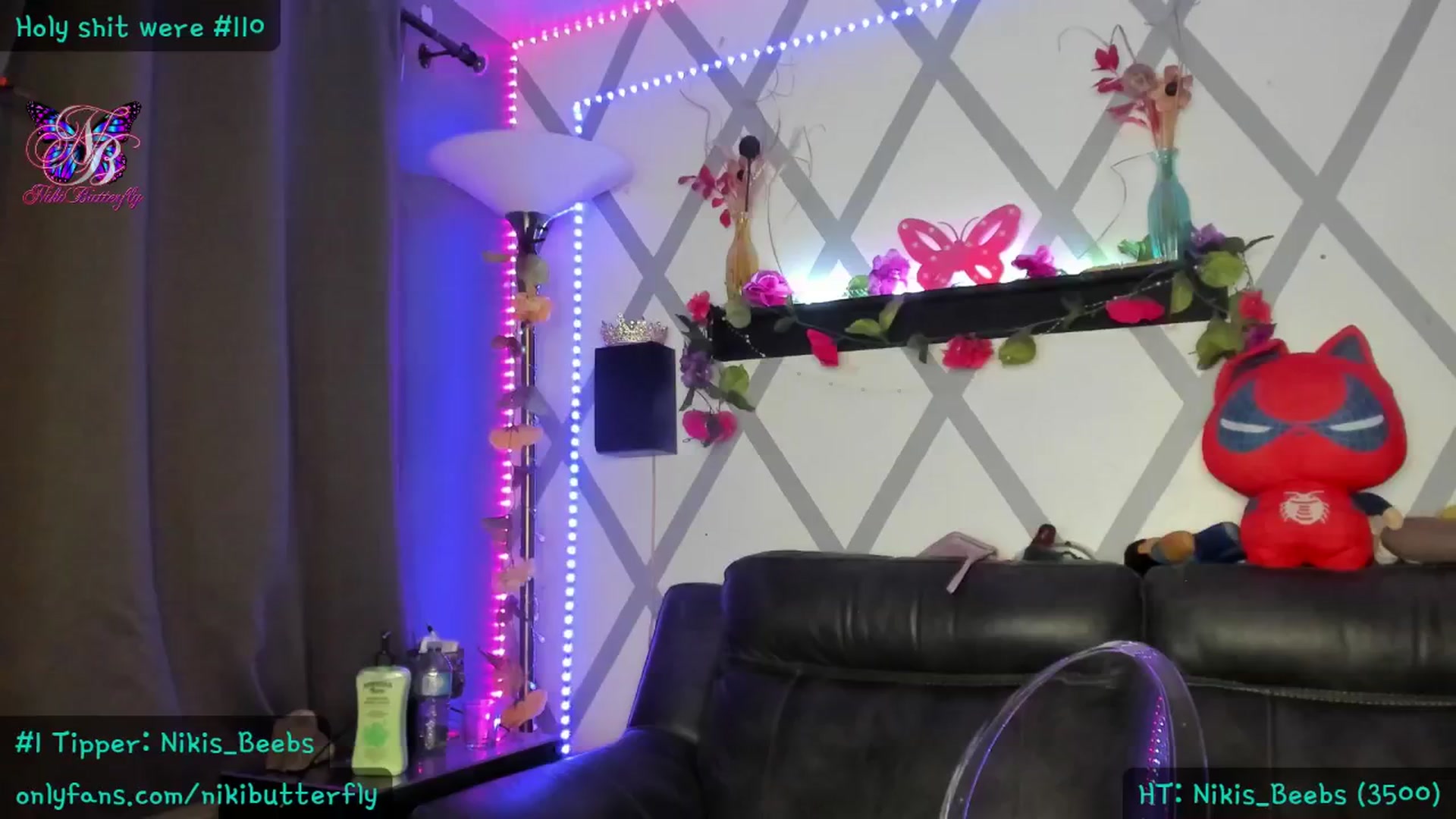 Gallery image thumbnail from Nikibutterfly's myfreecams stream on, 06/09/2024, 05:12 image 18 of 20