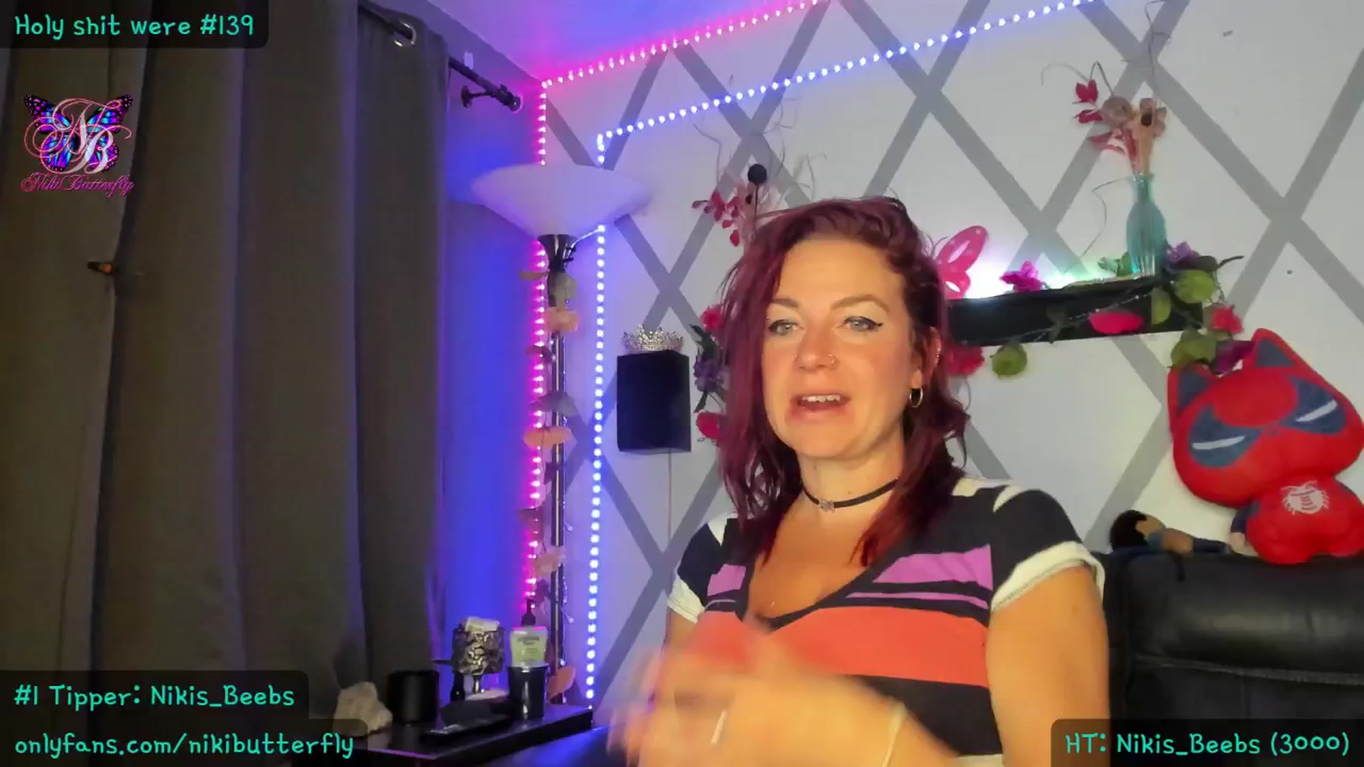 Gallery image thumbnail from Nikibutterfly's myfreecams stream on, 06/11/2024, 04:32 image 18 of 20