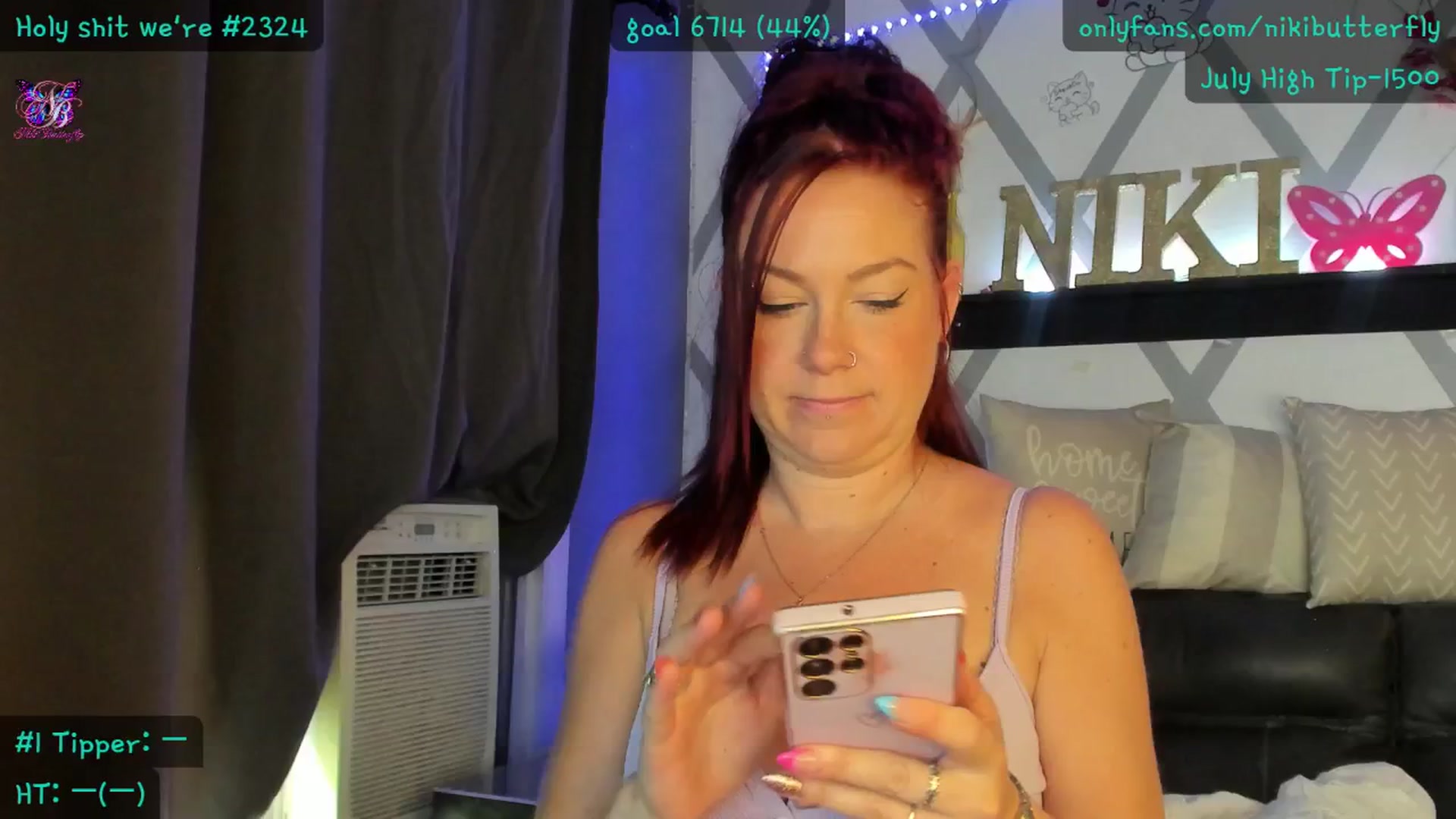 Gallery image thumbnail from Nikibutterfly's myfreecams stream on, 07/09/2025, 13:03 image 1 of 20