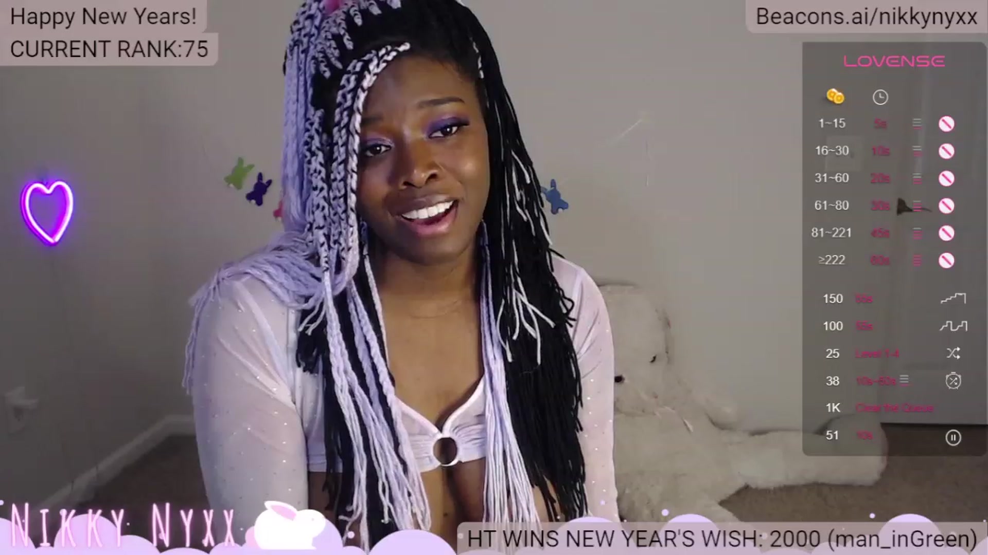 Gallery image thumbnail from NikkyNyxx's myfreecams stream on, 01/01/2024, 10:29 image 8 of 20