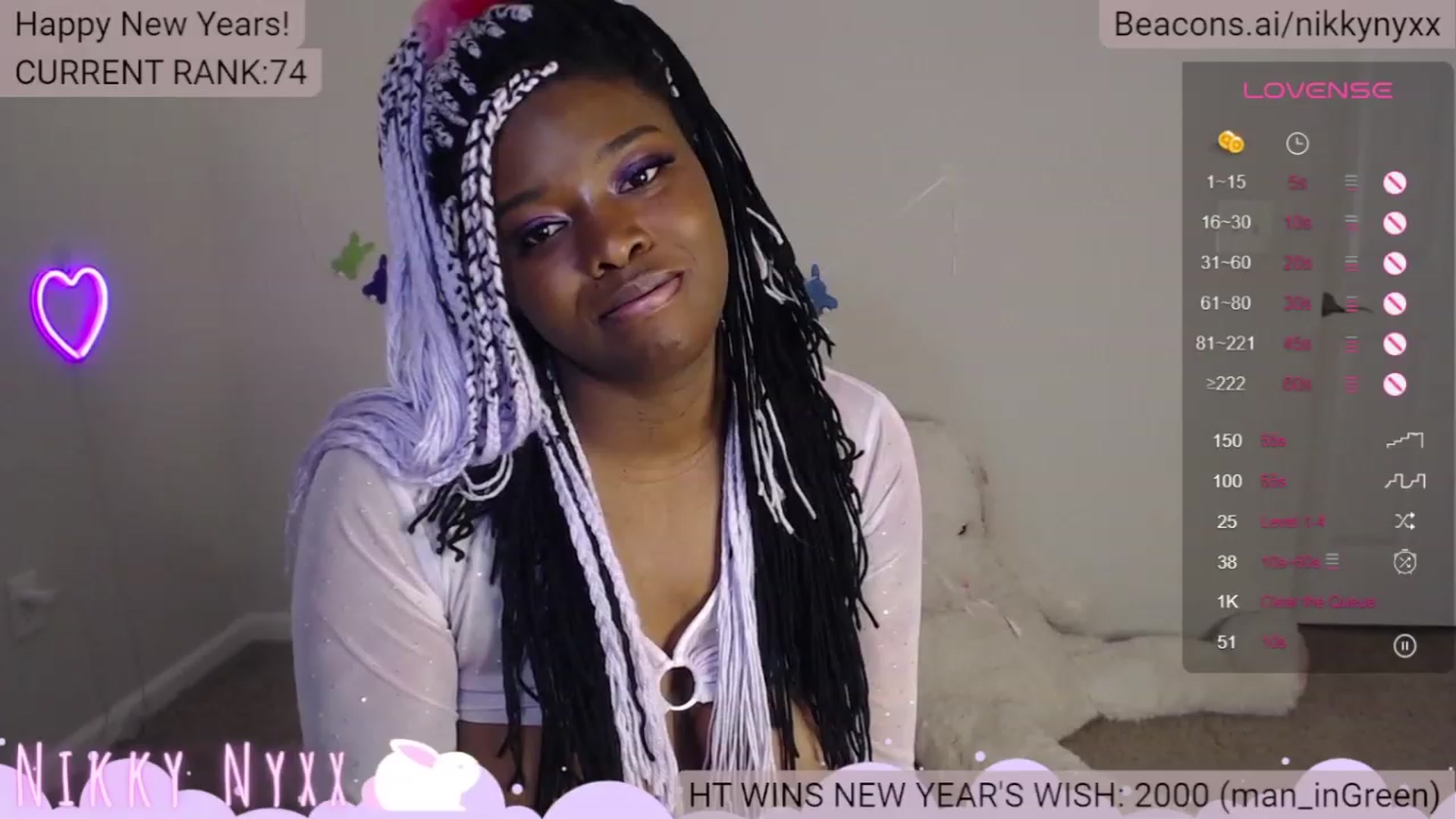 Gallery image thumbnail from NikkyNyxx's myfreecams stream on, 01/01/2024, 10:29 image 4 of 20