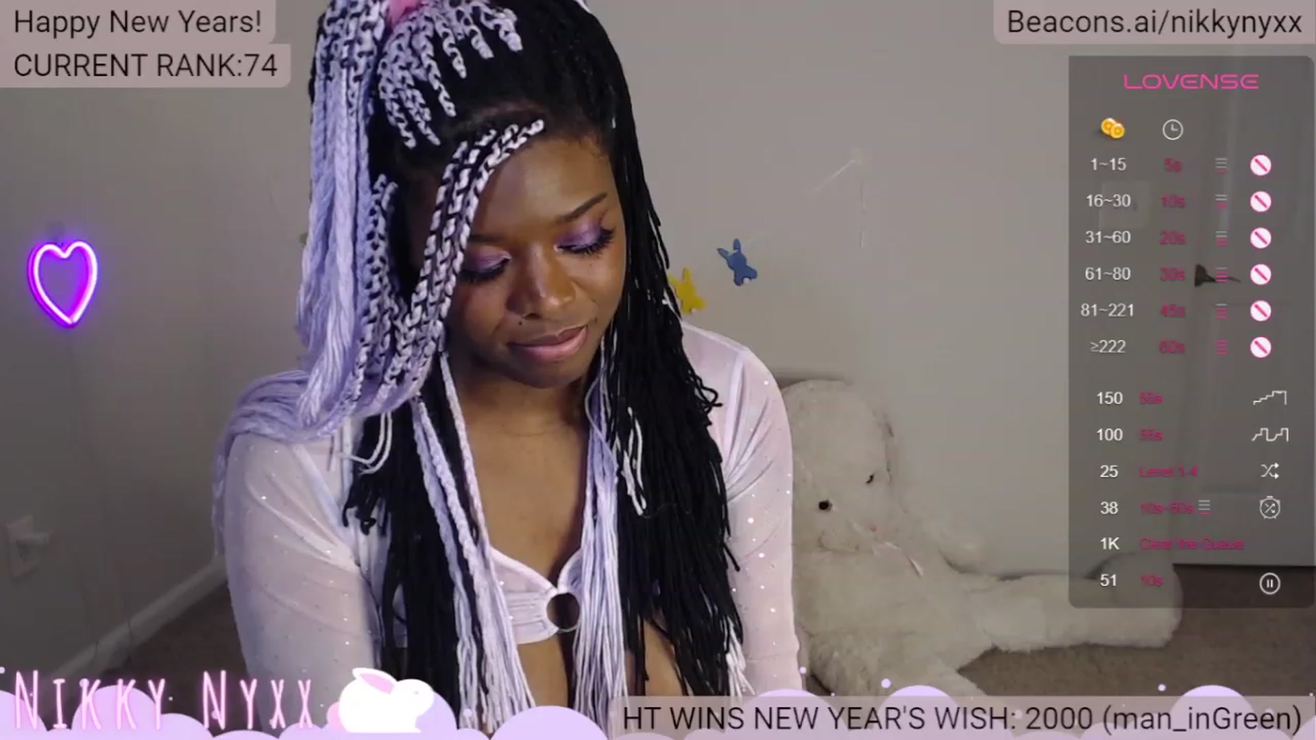 Gallery image thumbnail from NikkyNyxx's myfreecams stream on, 01/01/2024, 10:29 image 6 of 20