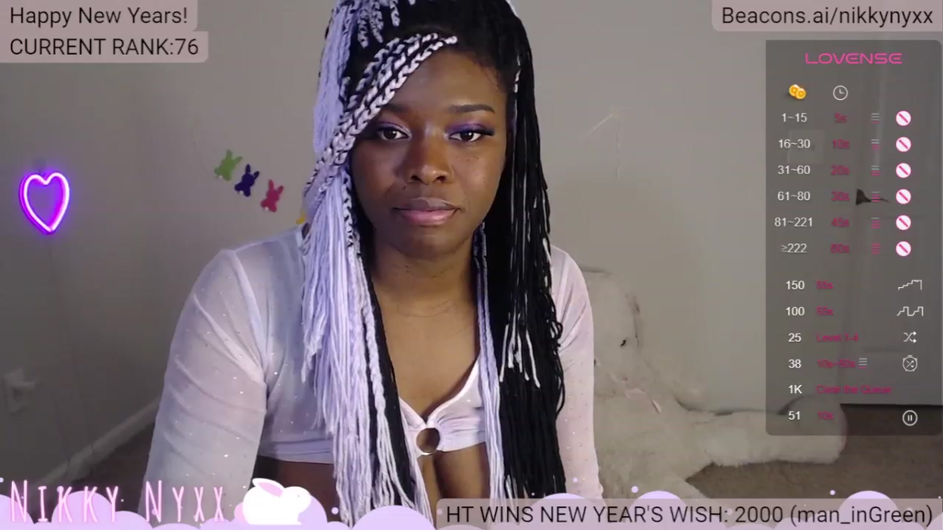 Gallery image thumbnail from NikkyNyxx's myfreecams stream on, 01/01/2024, 10:29 image 12 of 20