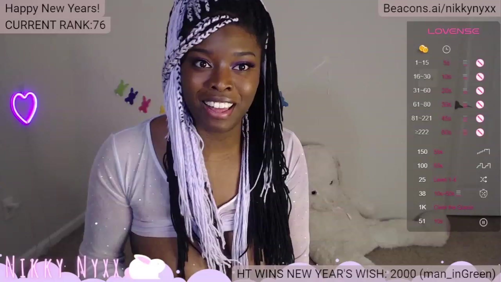 Gallery image thumbnail from NikkyNyxx's myfreecams stream on, 01/01/2024, 10:29 image 11 of 20